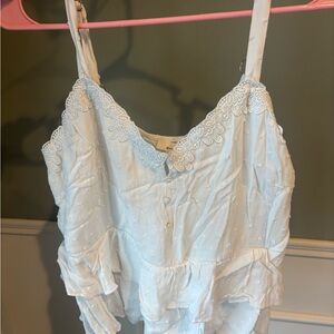 URBAN Romantics White Tank Top